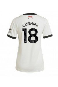 Manchester United Casemiro #18 Fotballdrakt Tredje Klær Dame 2024-25 Korte ermer